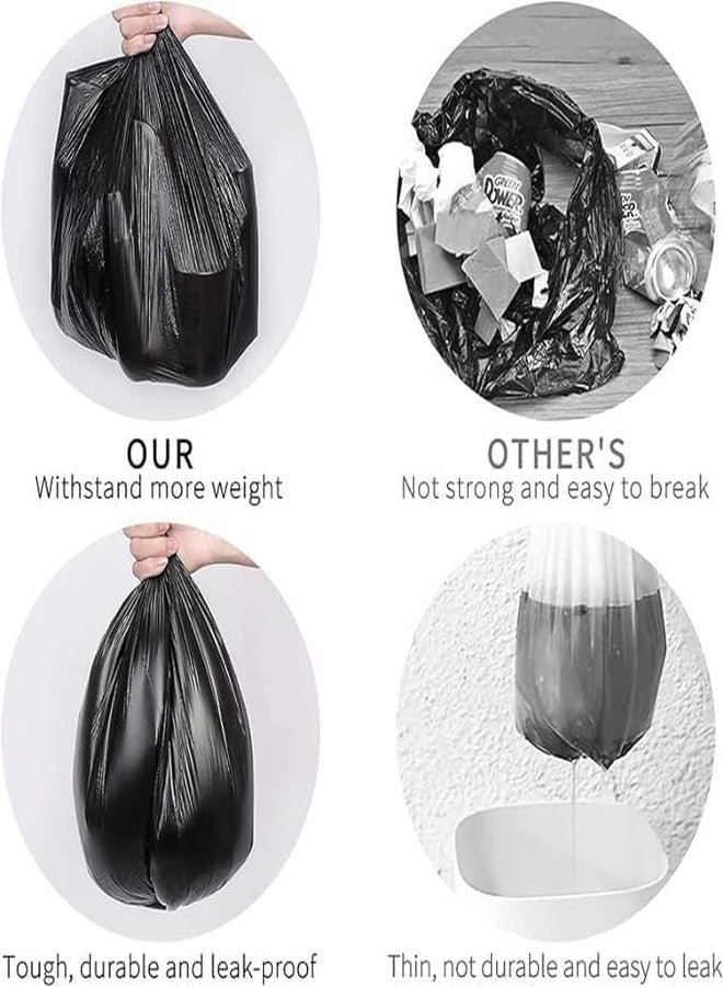 Spinxx Biodegradable Garbage Bags for Dustbin | 90 Pcs | Medium 19 X 21 Inches | Pack of 3 | Black | Dustbin Bags/Trash Bag with Detachable drawstrings - Image 3
